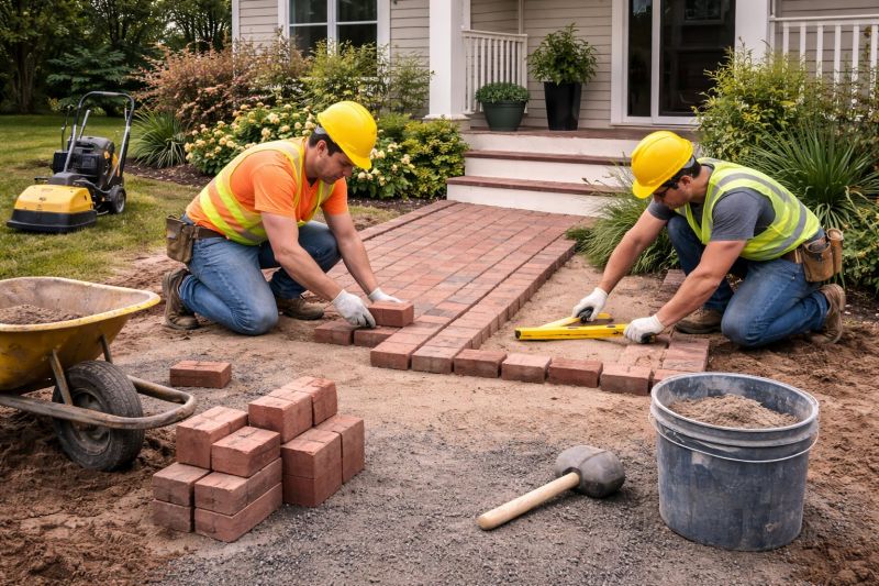 Masonry Steps Installation in Boston, MA